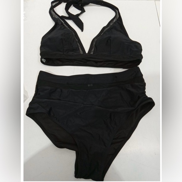 2PC WOMENS UNBRANDED MESH LINING BIKINI SET,NWOT - Picture 2 of 8